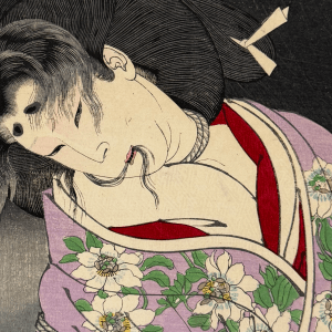 近世人物誌 近衛家の老女村岡 芳年 Yoshitoshi — antique Japanese ukiyo-e woodblock print